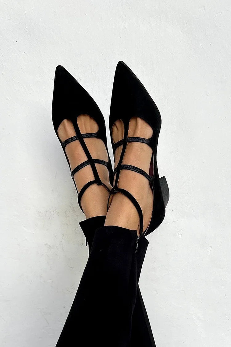 Giada™ | Stiletto Heels with Crossed Straps