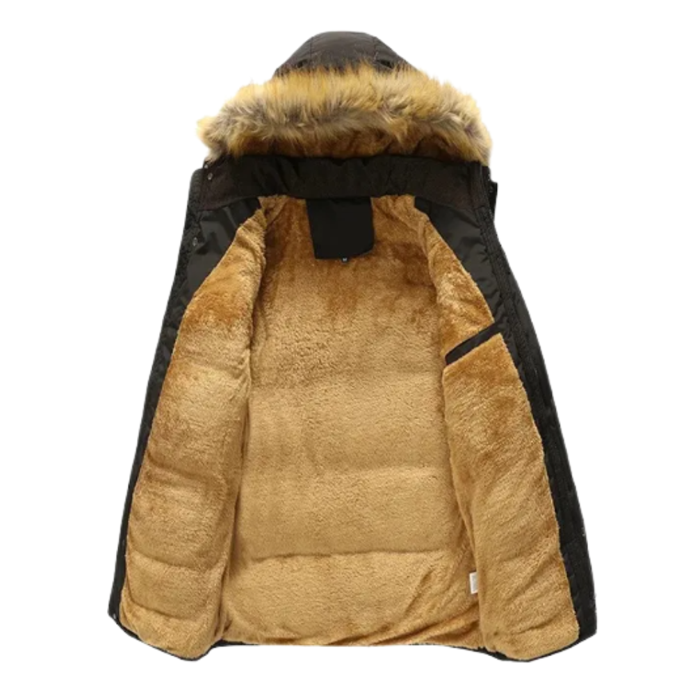 Elegant Padded Fleece Winter Jacket