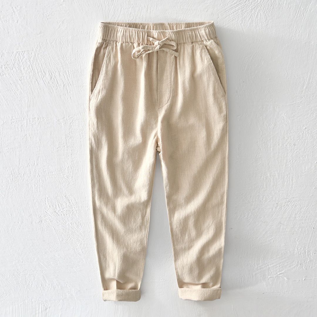 Tomaso Linen Casual Trousers