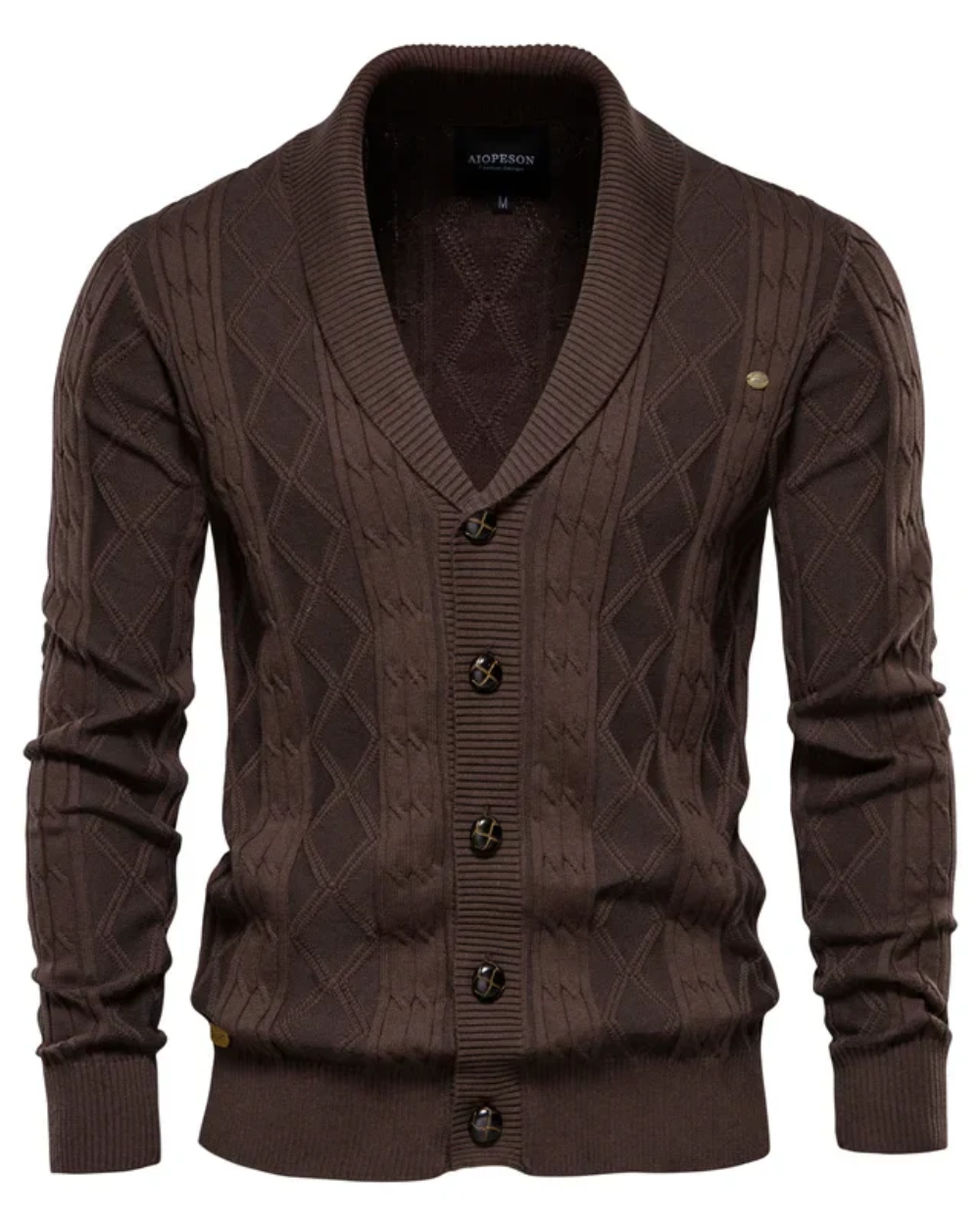 Bryce - Men's Premium Button-Up Cardigan