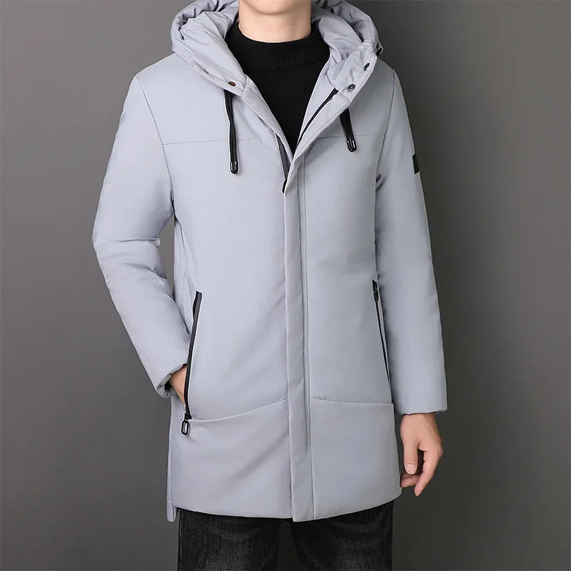 Elegant Long Men's Coat