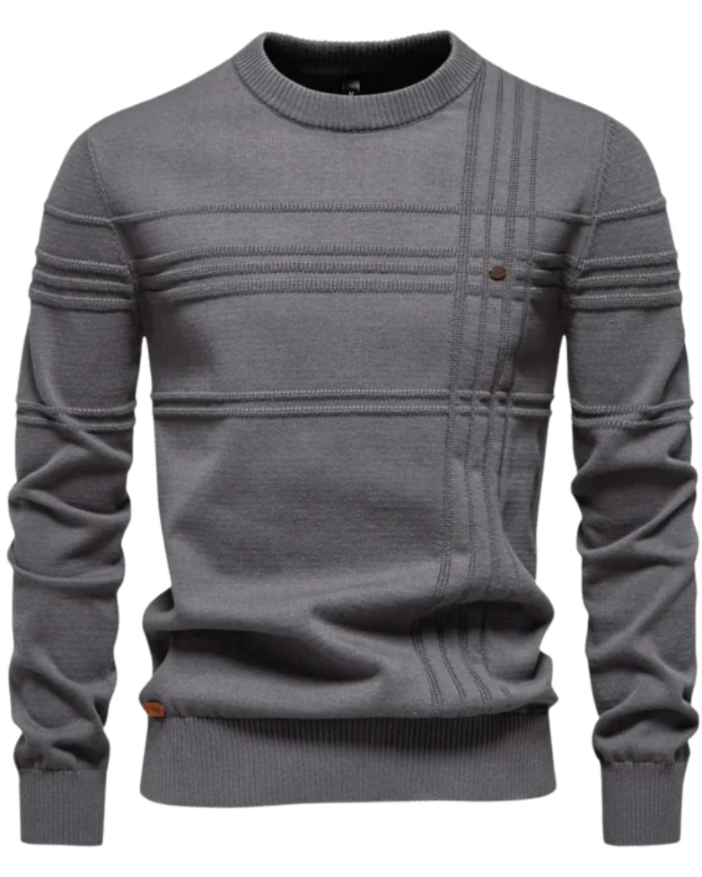 Nicky - Checkered Design Sweater for Men