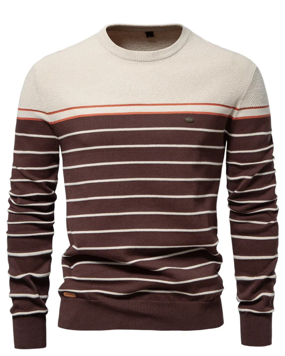 John - Striped Design Men's Sweater