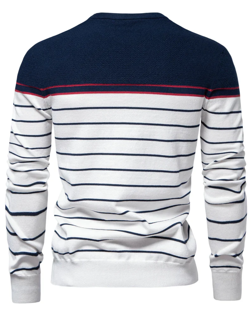 John - Striped Design Men's Sweater