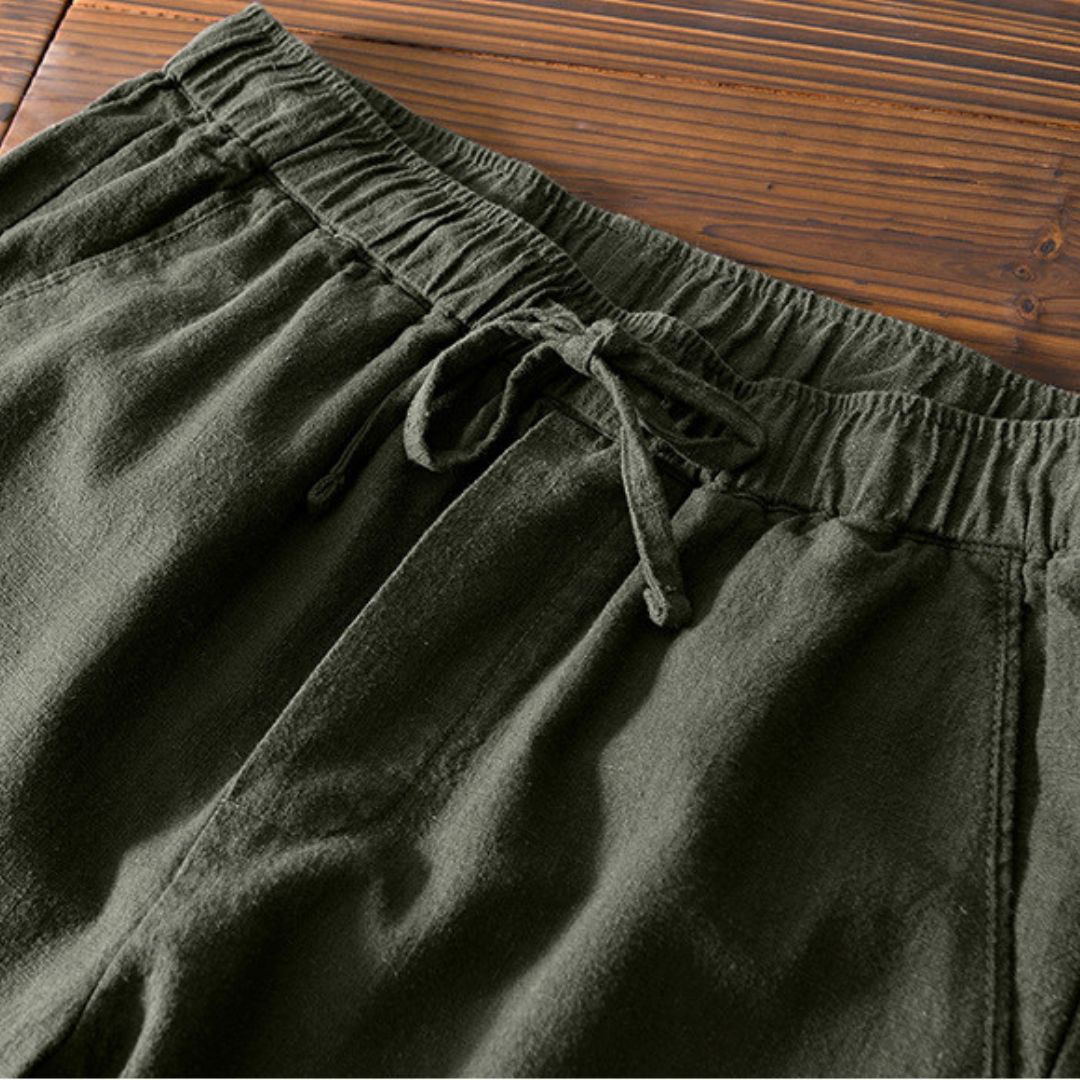 Tomaso Linen Casual Trousers