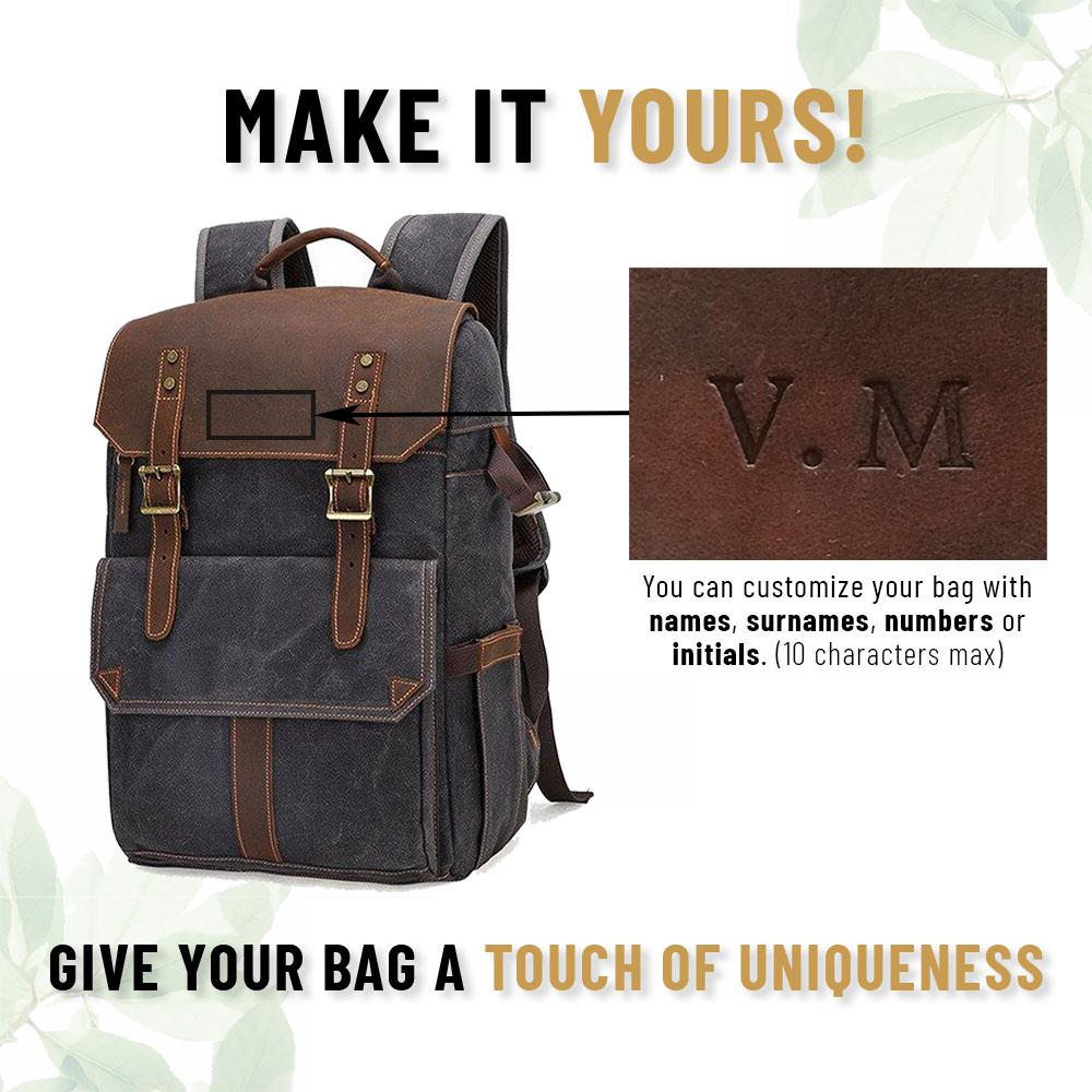 Canvas Camera Backpack | RALEIGH