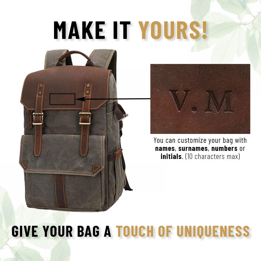 Canvas Camera Backpack | RALEIGH