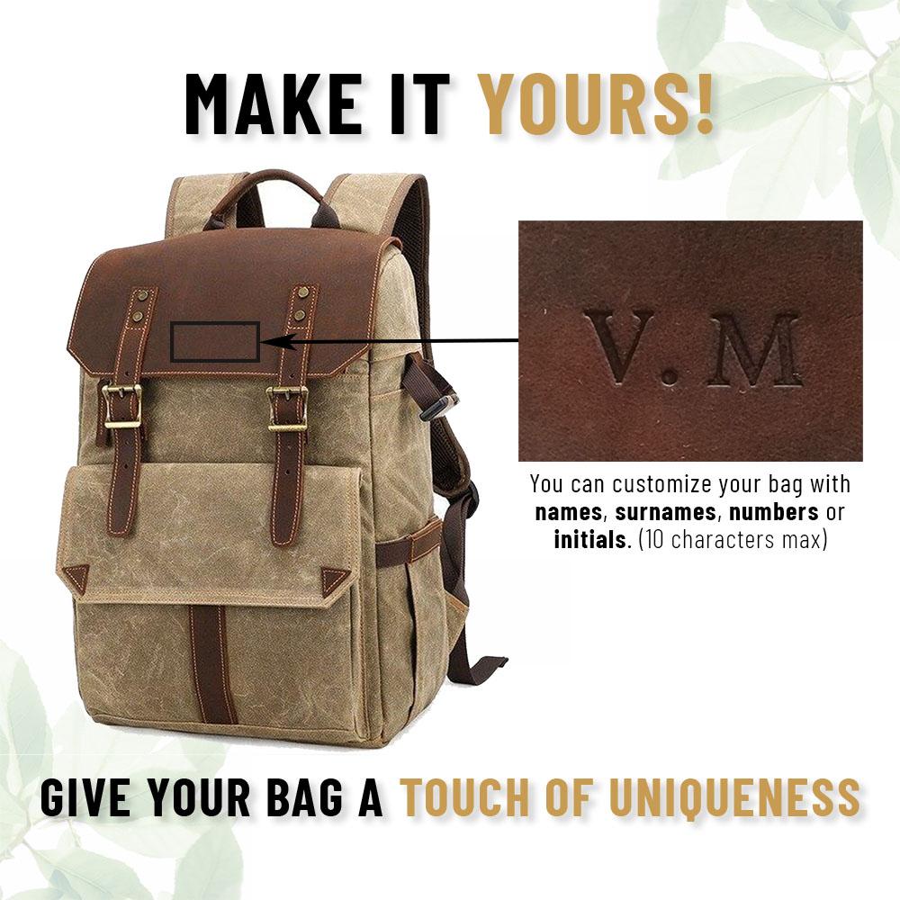 Canvas Camera Backpack | RALEIGH