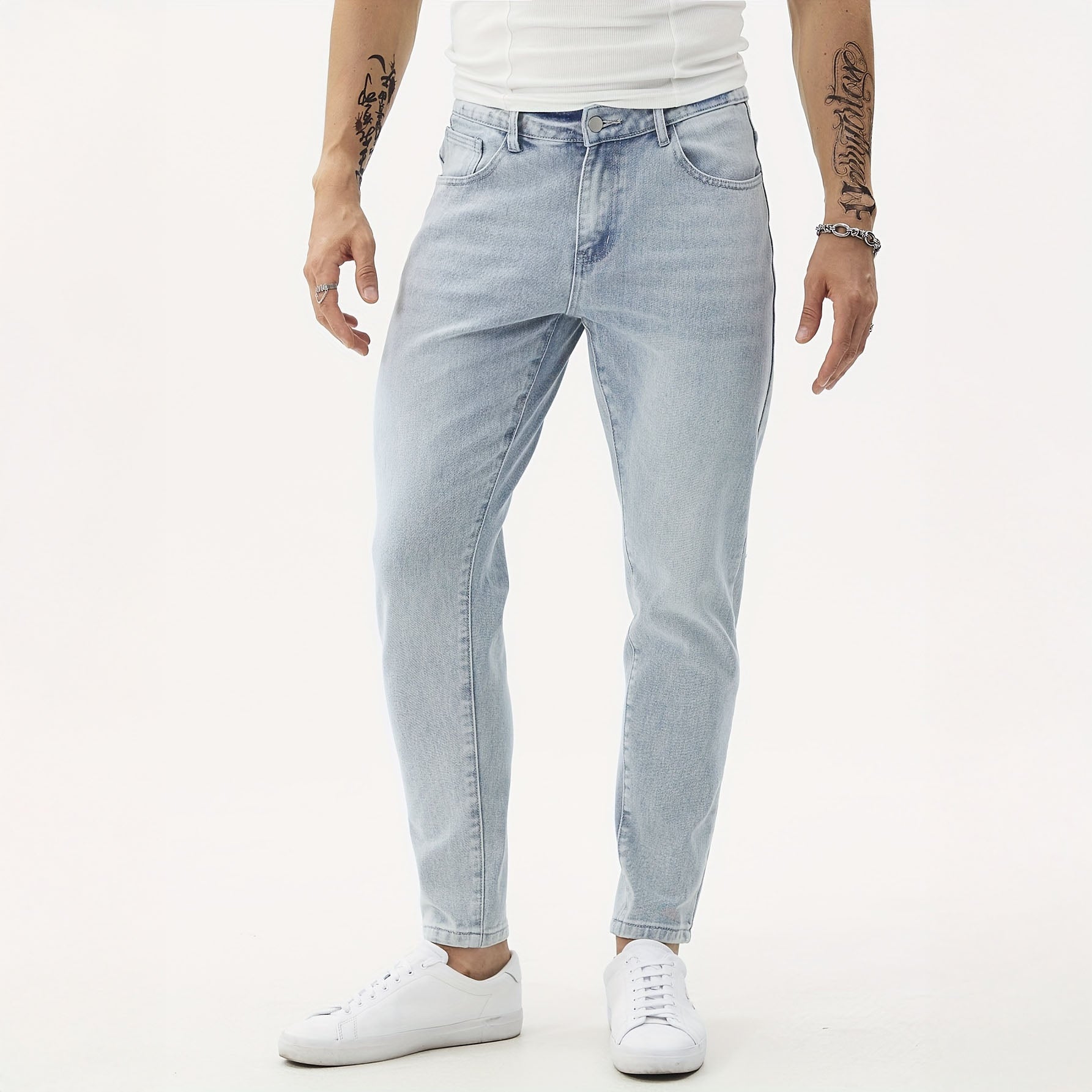 Thiago Tapered Cotton Jeans