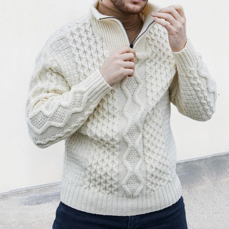 Brett | Heritage Half-Zip Sweater