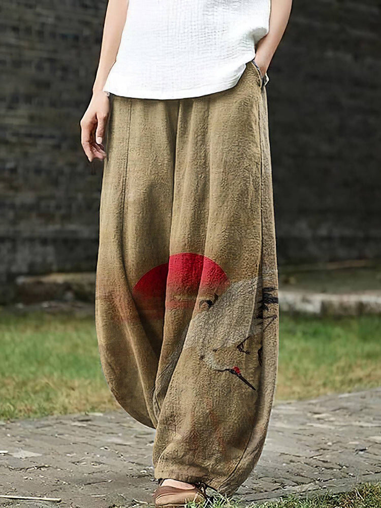 Crimson Horizon Pants