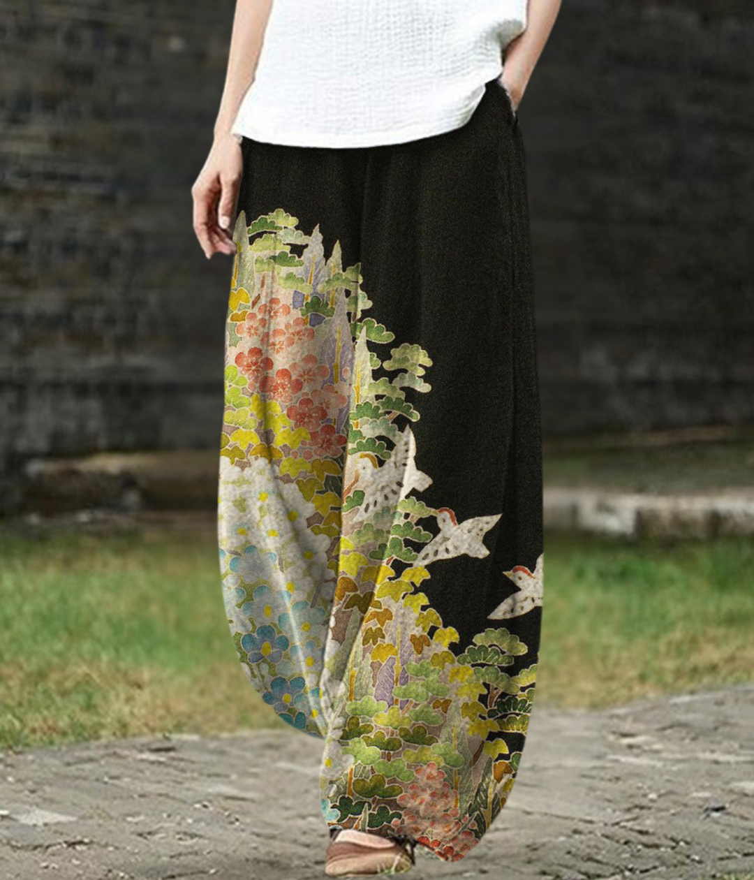 Painted Garden Pants