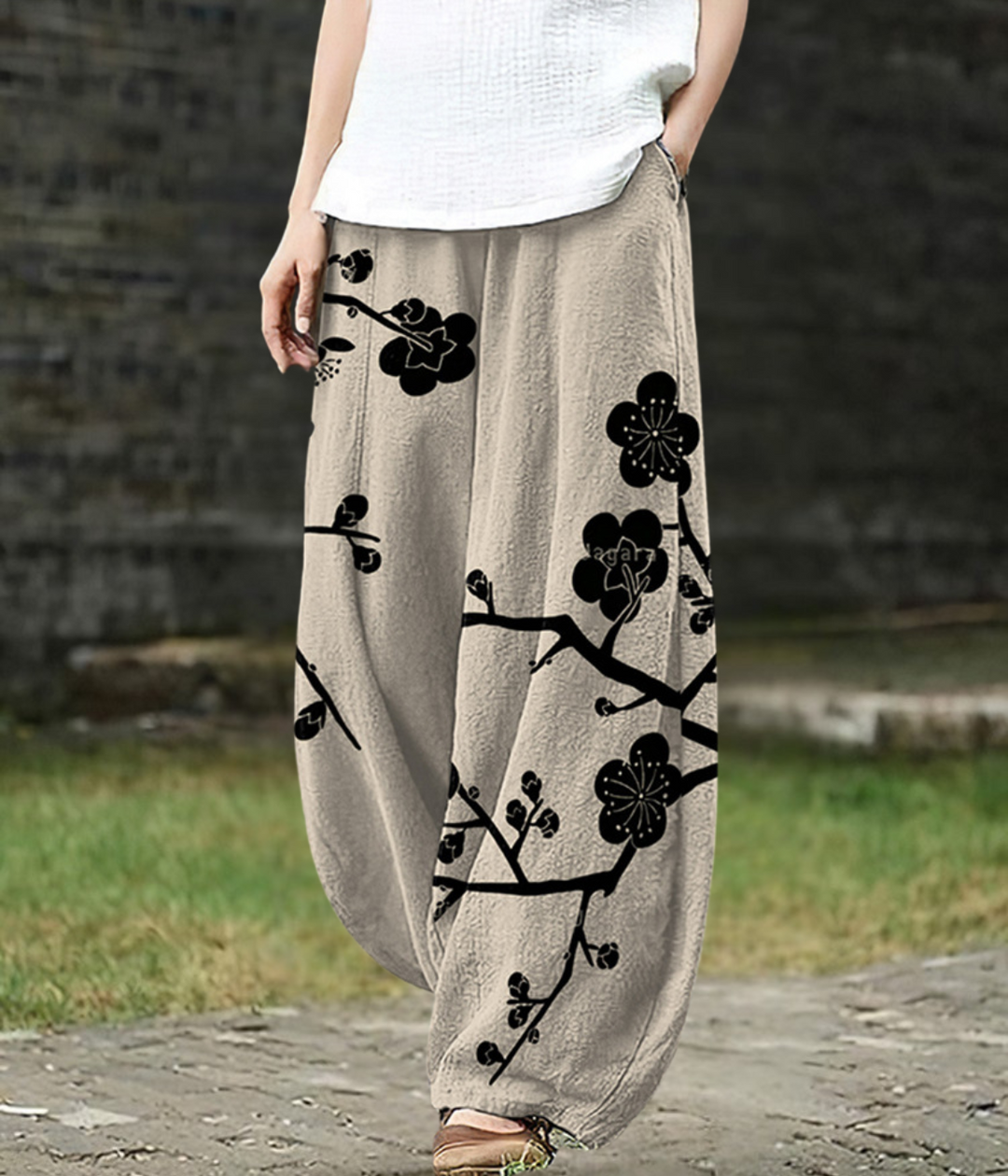 Ink Blossom Pants