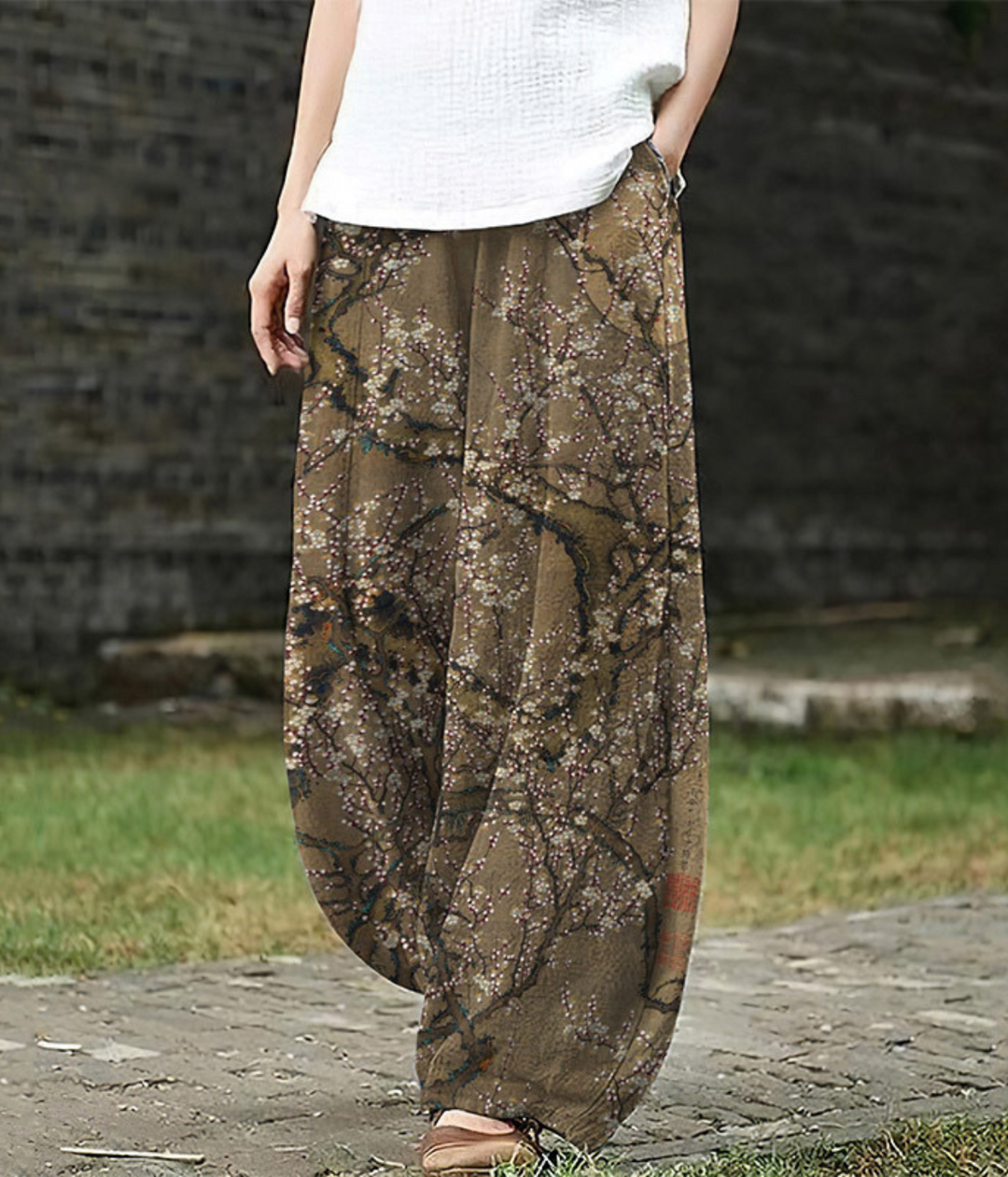 Plum Bloom Whisper Pants