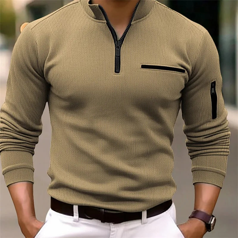 Xander - Casual Zip Up Sweater
