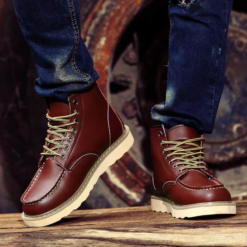 MASON LEATHER BOOTS | NATURAL STRENGTH, WARM COMFORT