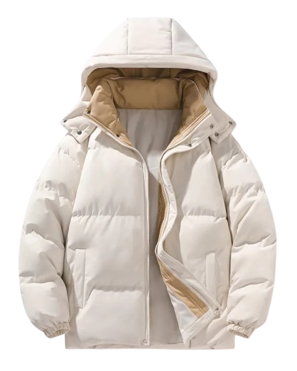 Elegant men's jacket with hood