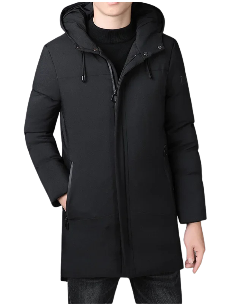 Elegant Long Men's Coat