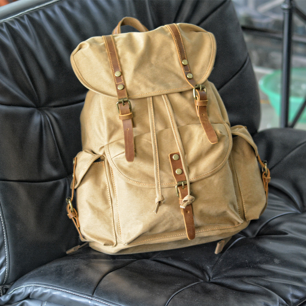 Military Canvas Backpack | Montreal
