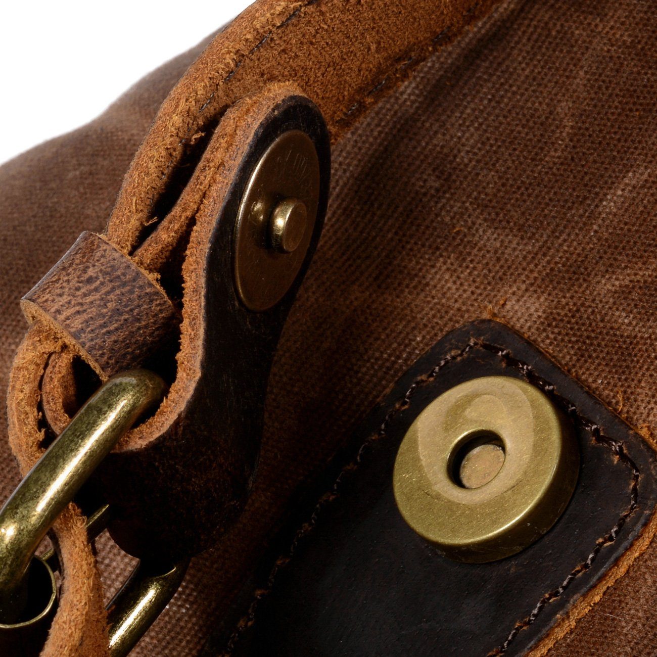 Canvas Leather Backpack | KAMLOOPS