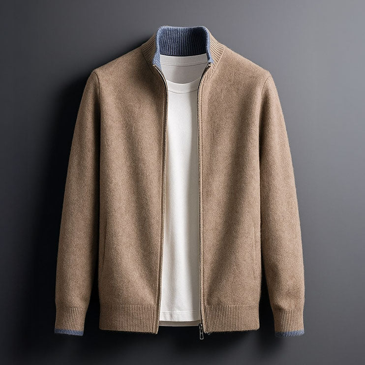 HARVEY™ | ELEGANT WOOL ZIP JACKET