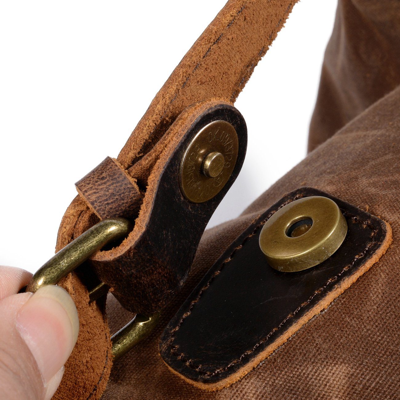 Canvas Leather Backpack | KAMLOOPS