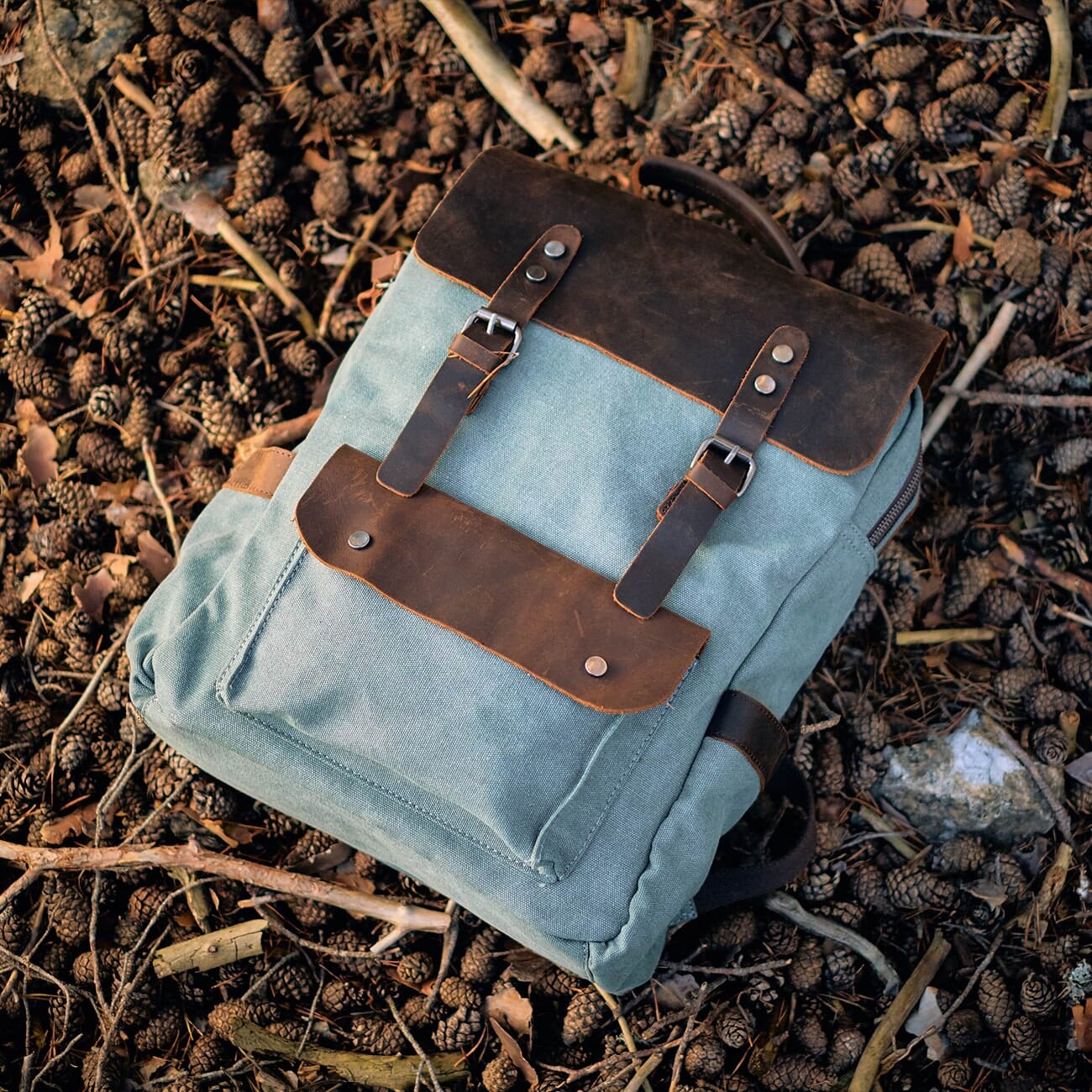 Canvas Laptop Backpack | SAGUENAY