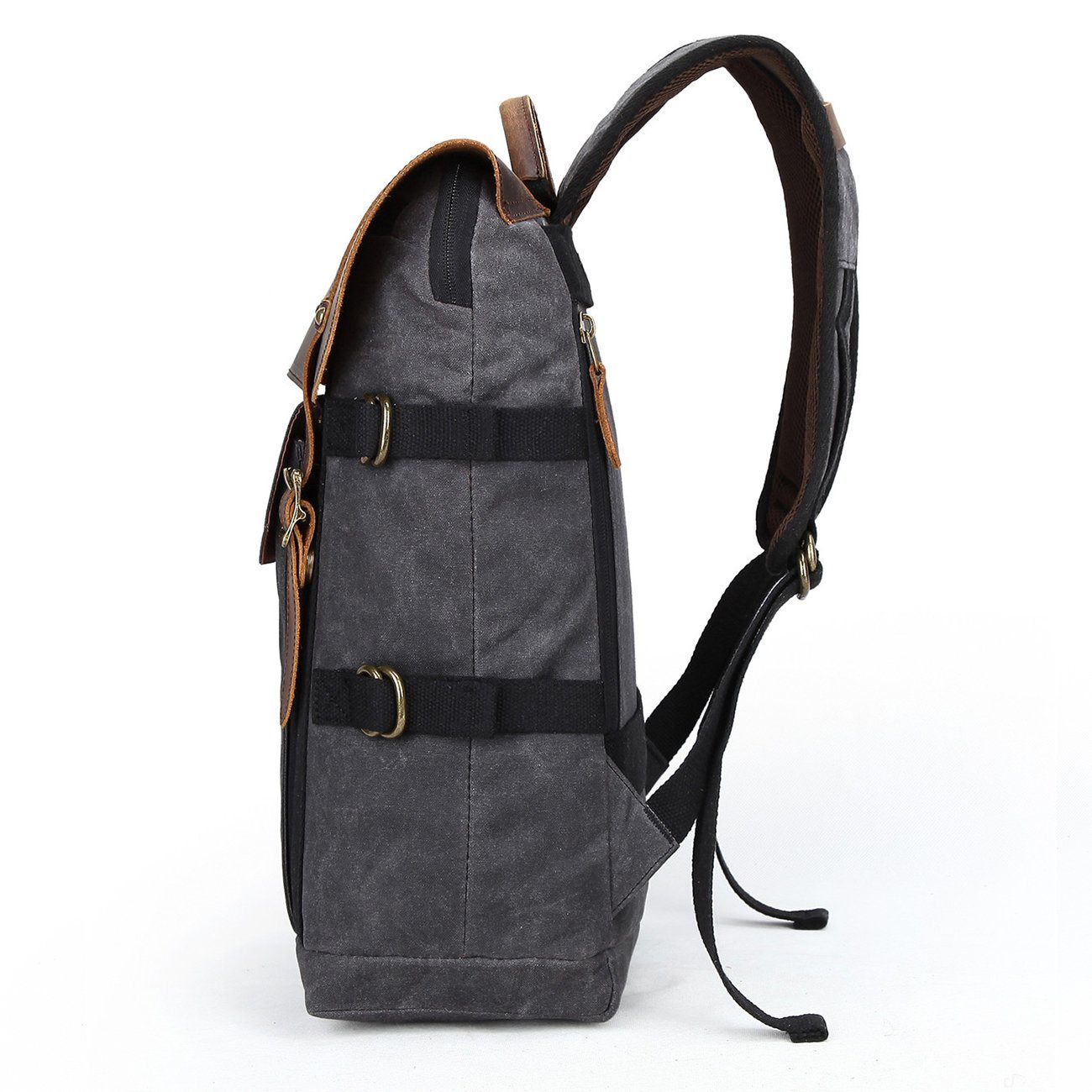 Canvas and Leather Camera Backpack | SPOKANE