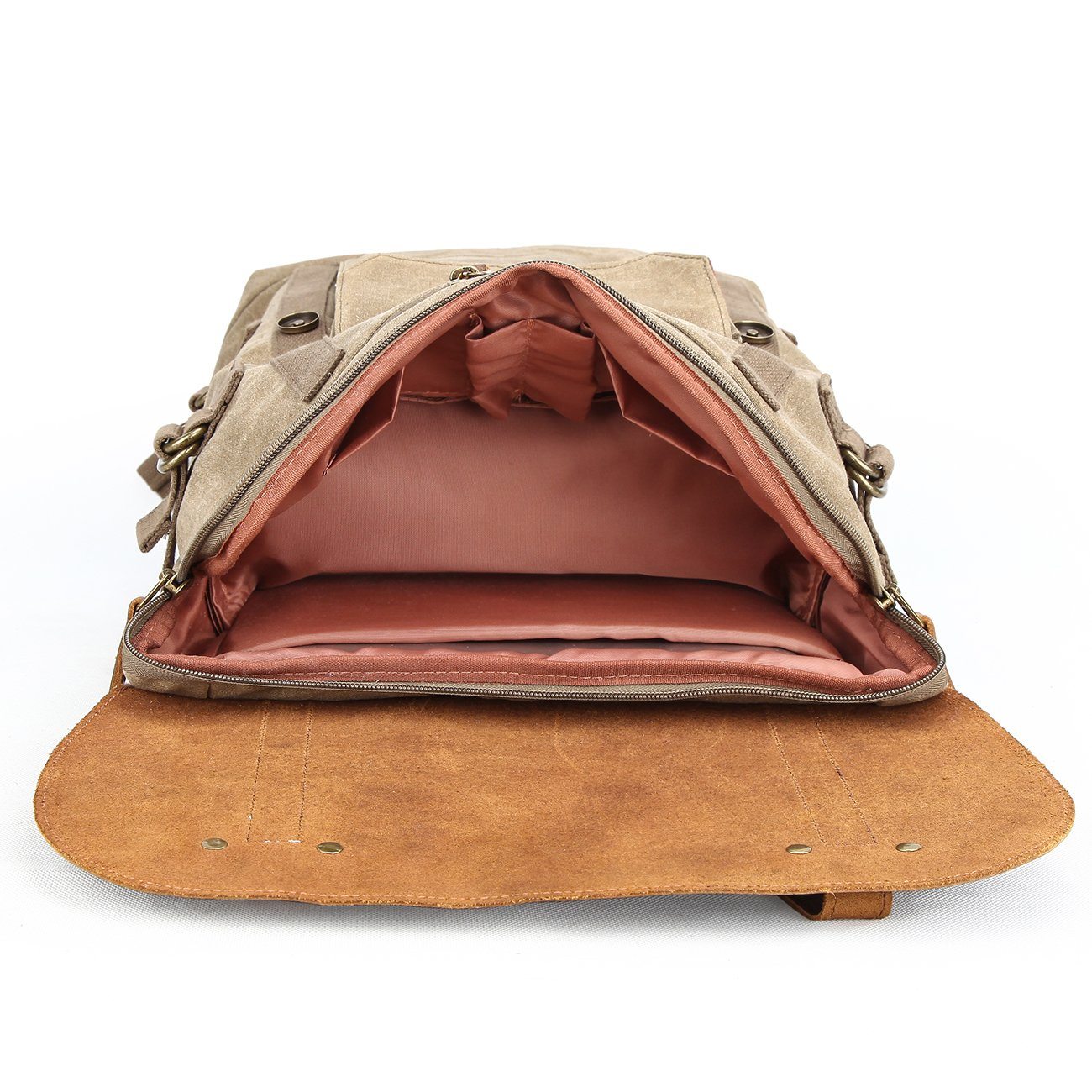 Canvas and Leather Camera Backpack | SPOKANE