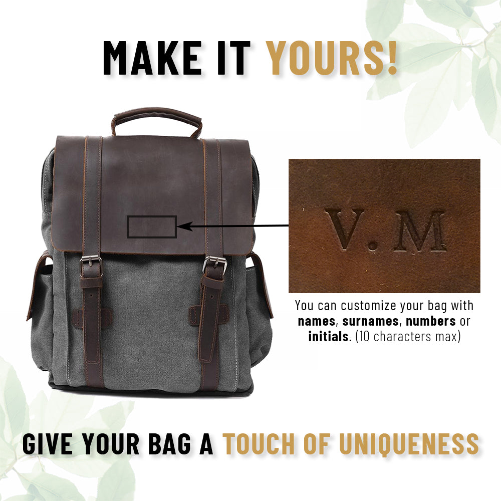 Cotton Canvas Backpack | SASKATOON