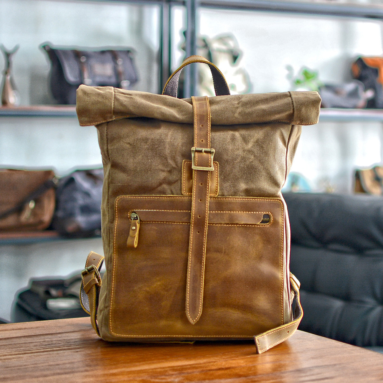 Leather Backpack | BUFFALO