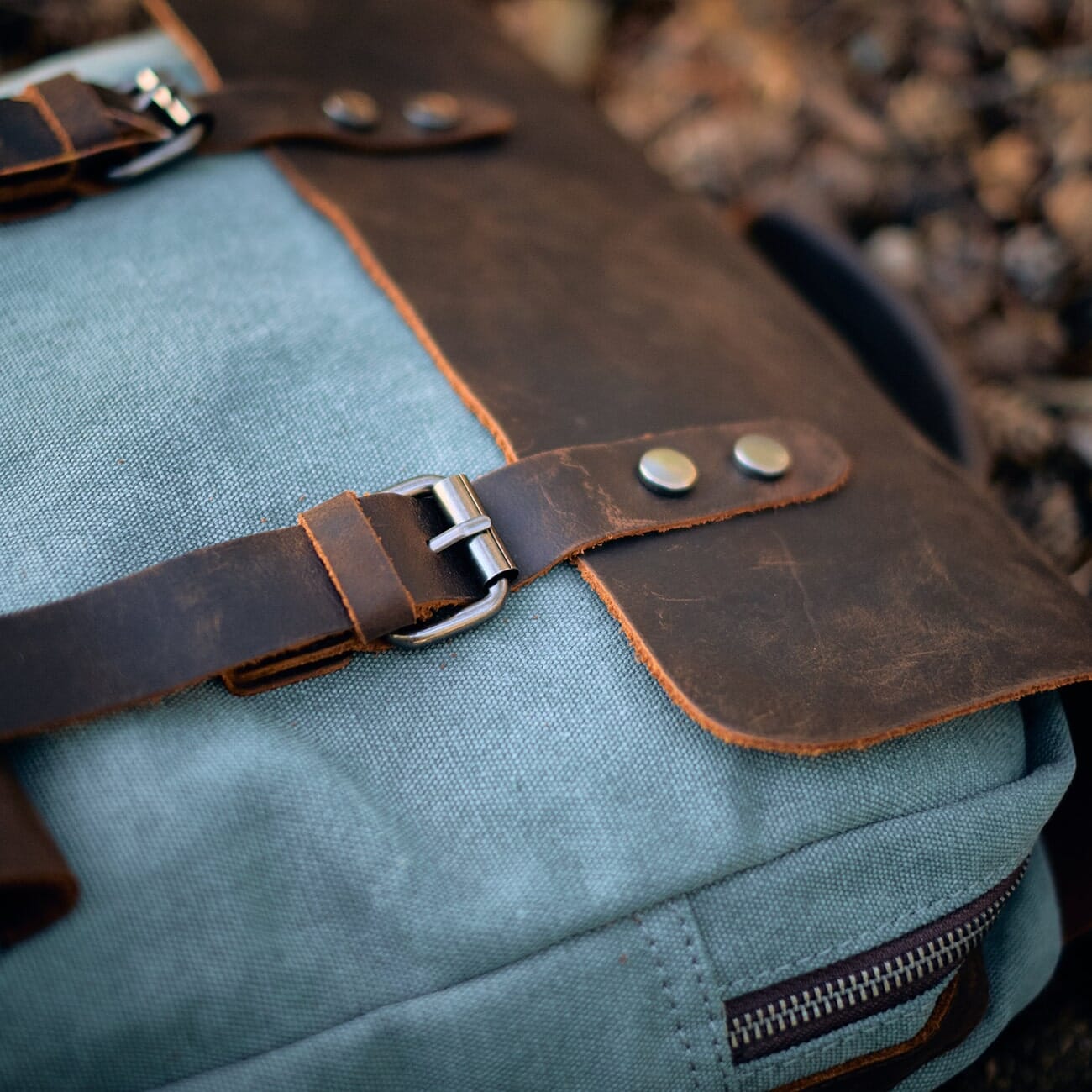 Canvas Laptop Backpack | SAGUENAY