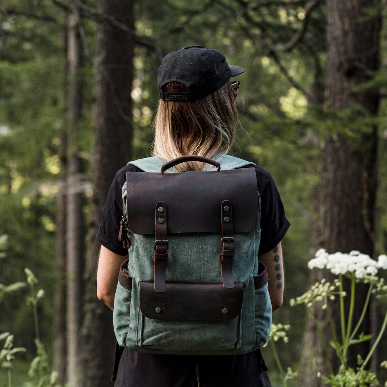 Canvas Laptop Backpack | SAGUENAY