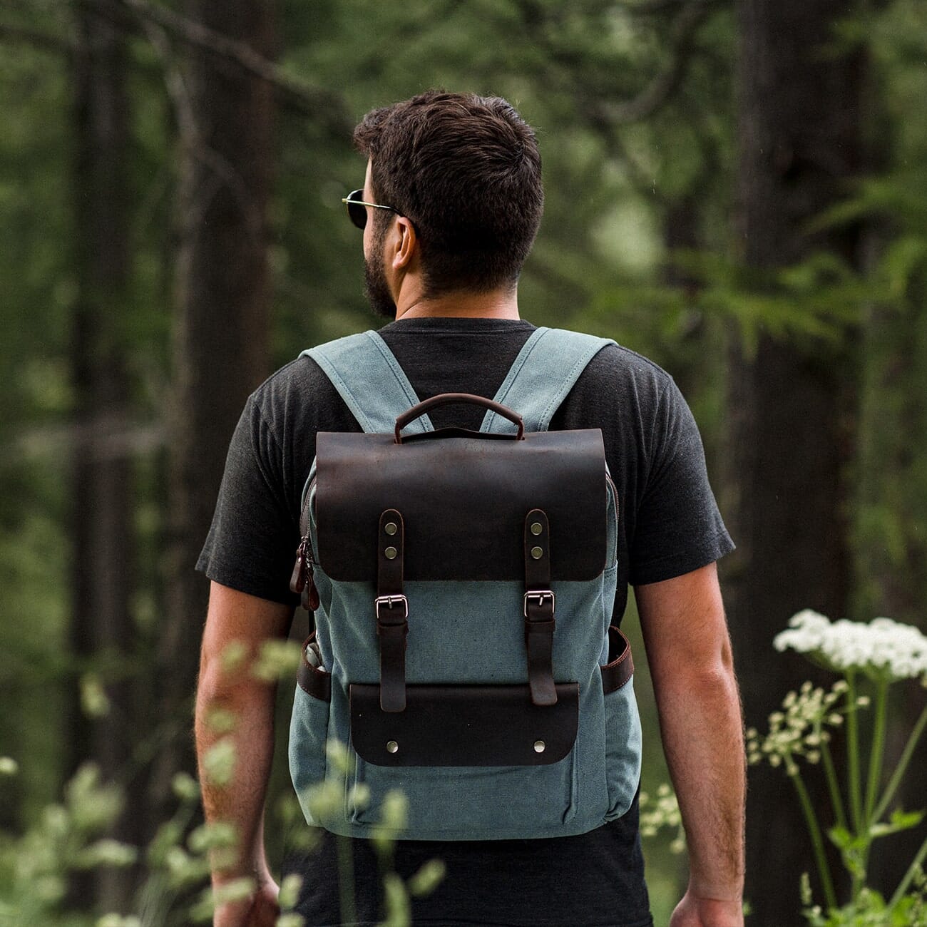 Canvas Laptop Backpack | SAGUENAY