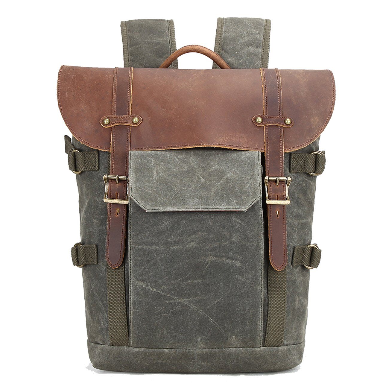 Canvas and Leather Camera Backpack | SPOKANE