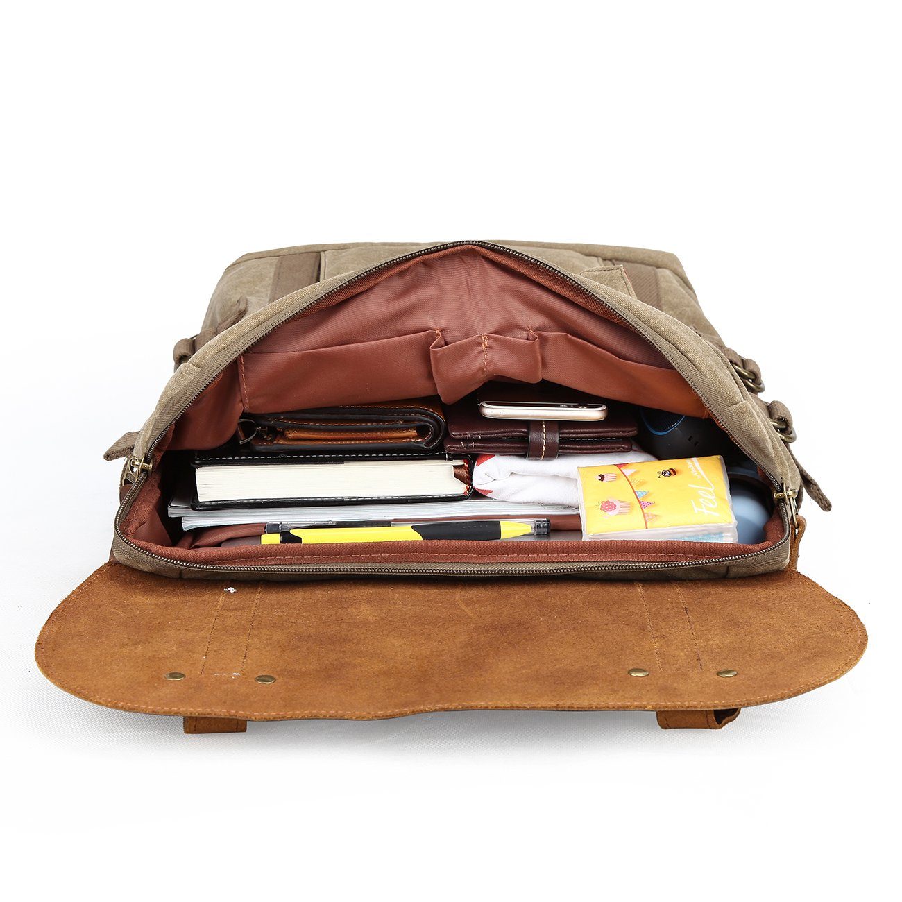 Canvas and Leather Camera Backpack | SPOKANE