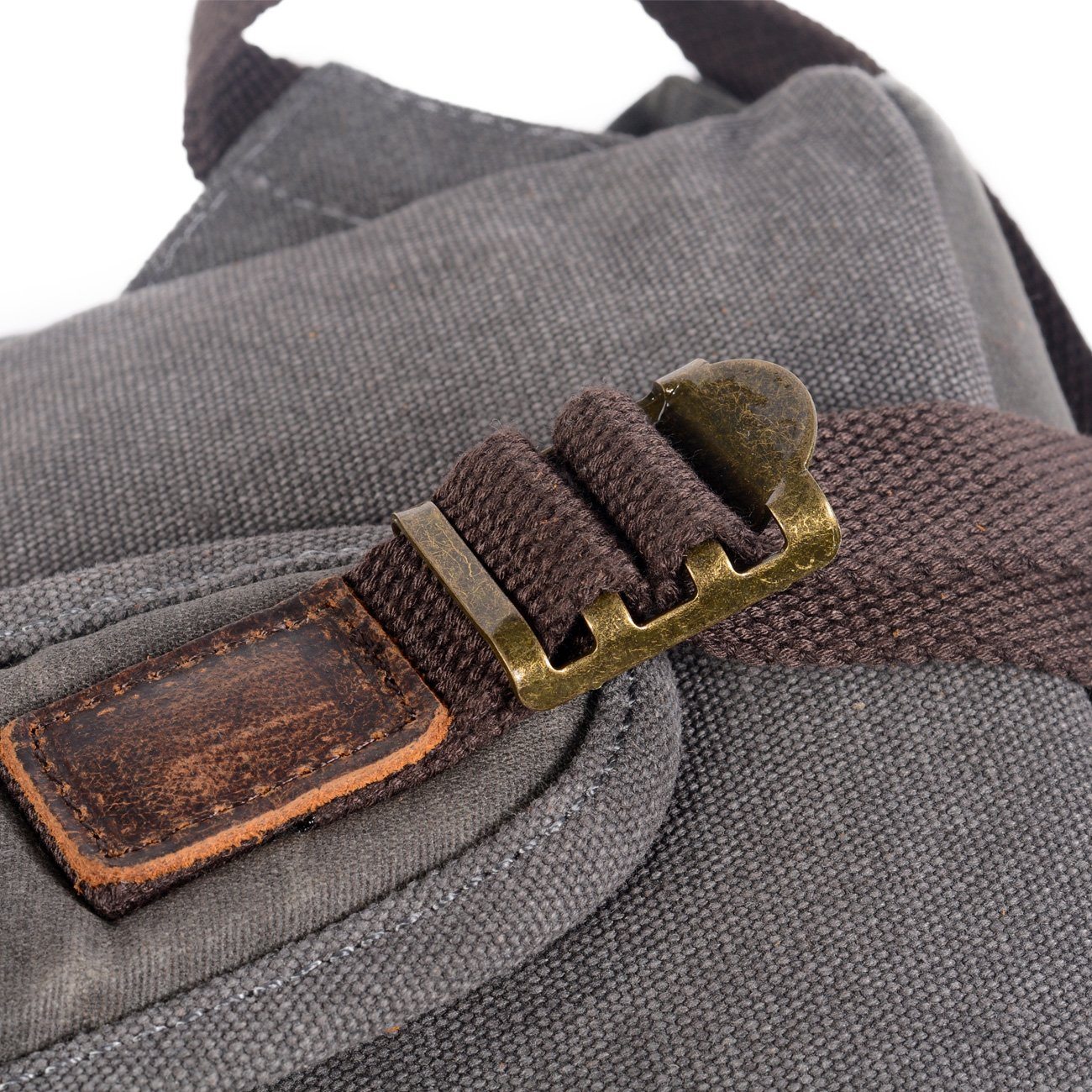 Canvas Leather Backpack | KAMLOOPS