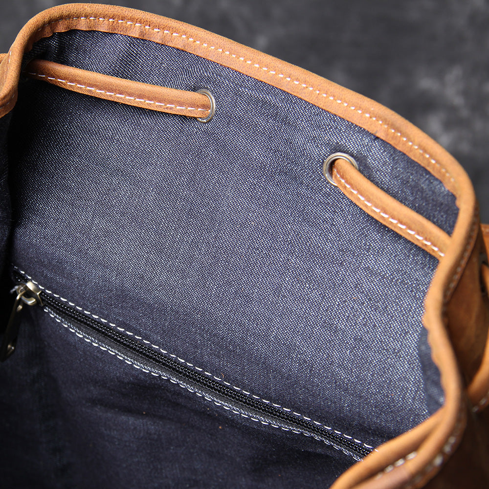 Leather Backpack | DES MOINES