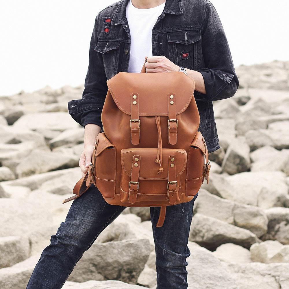 Leather Backpack | SAN ANTONIO