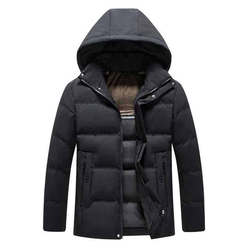 Elegant Fleece Jacket with Hood