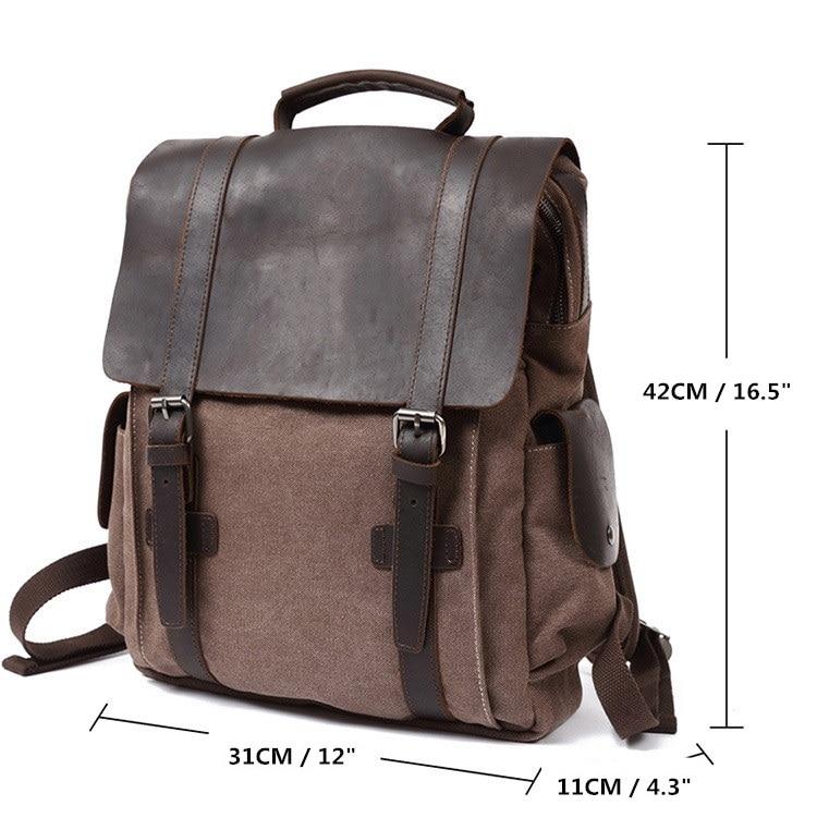 Cotton Canvas Backpack | SASKATOON
