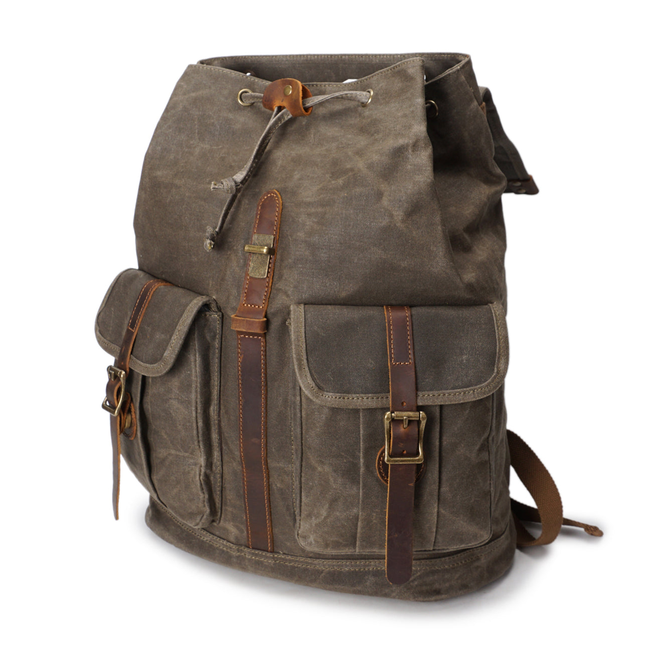 Vintage Canvas Backpack | CHARLOTTE