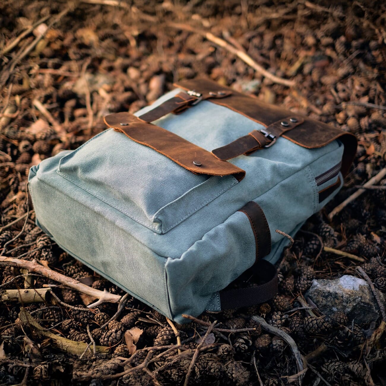 Canvas Laptop Backpack | SAGUENAY