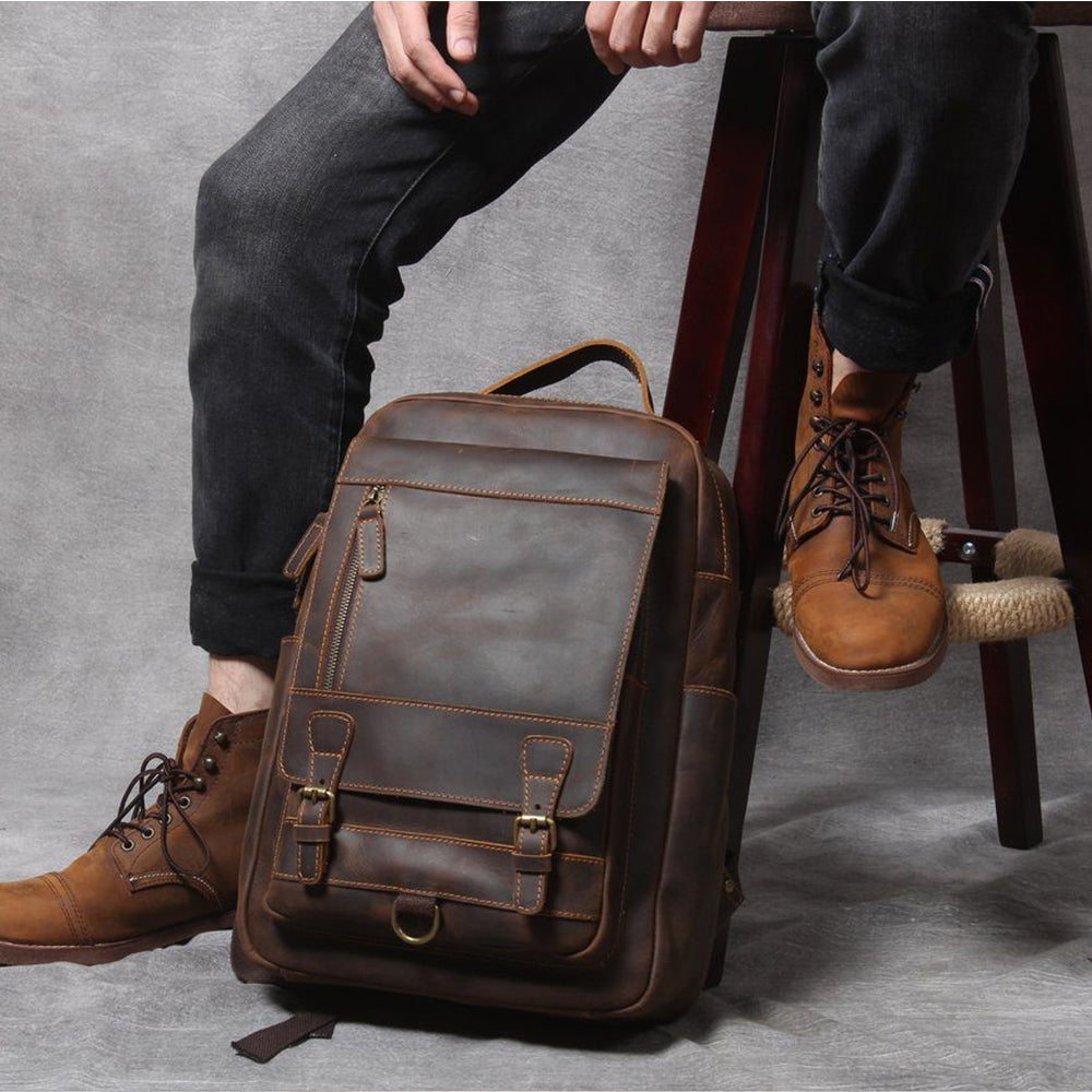 Leather Backpack | DETROIT