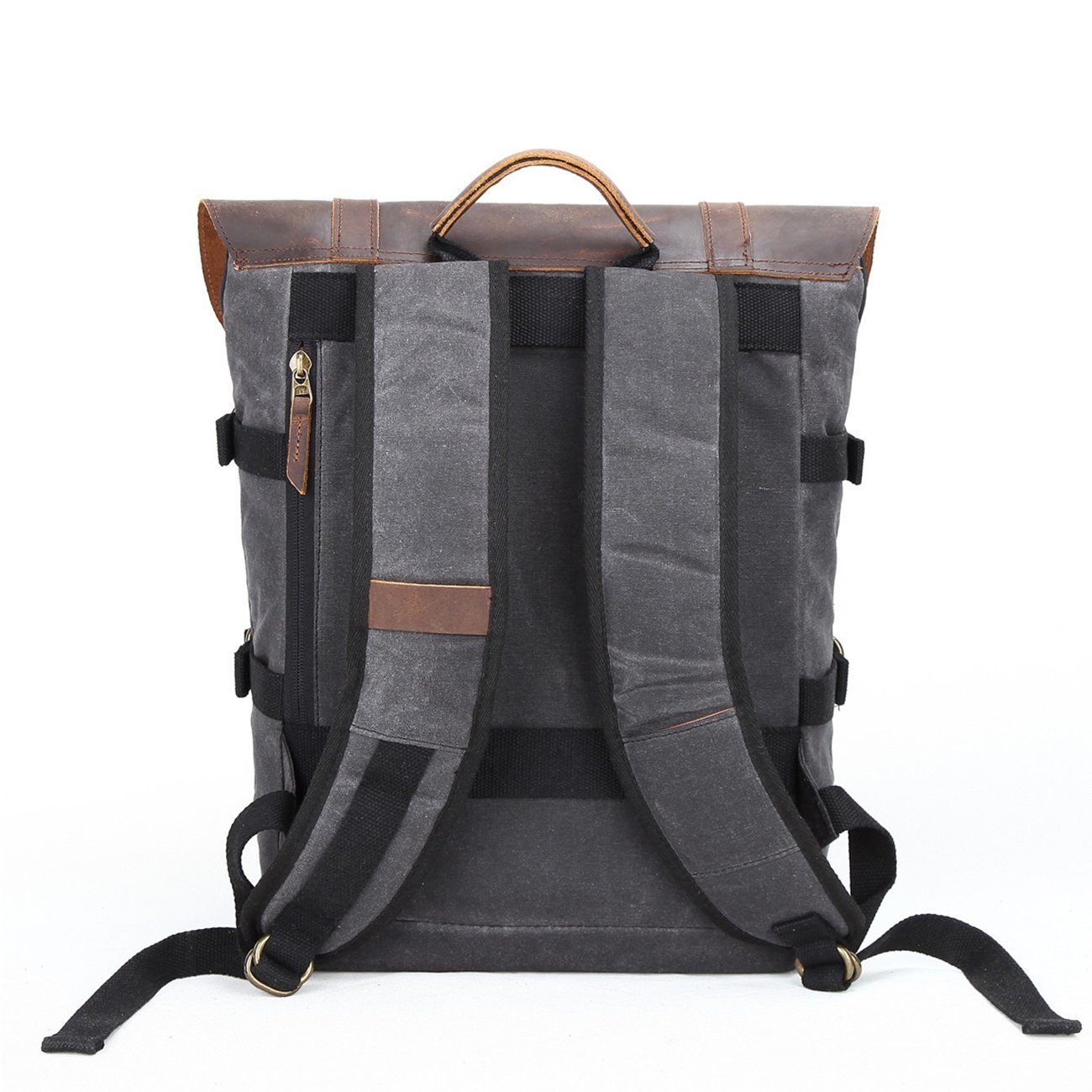 Canvas and Leather Camera Backpack | SPOKANE