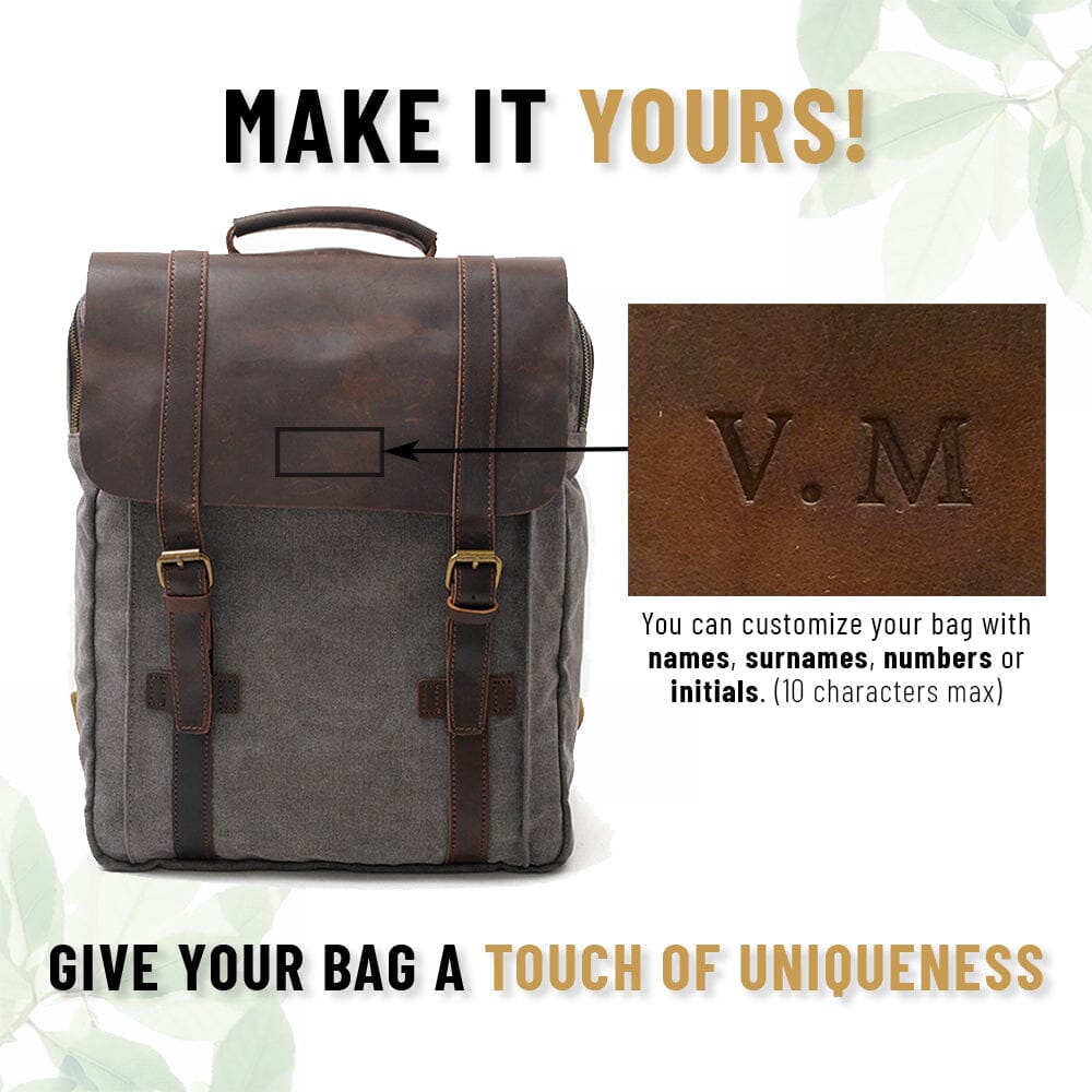 Vintage Canvas Backpack | MILWAUKEE