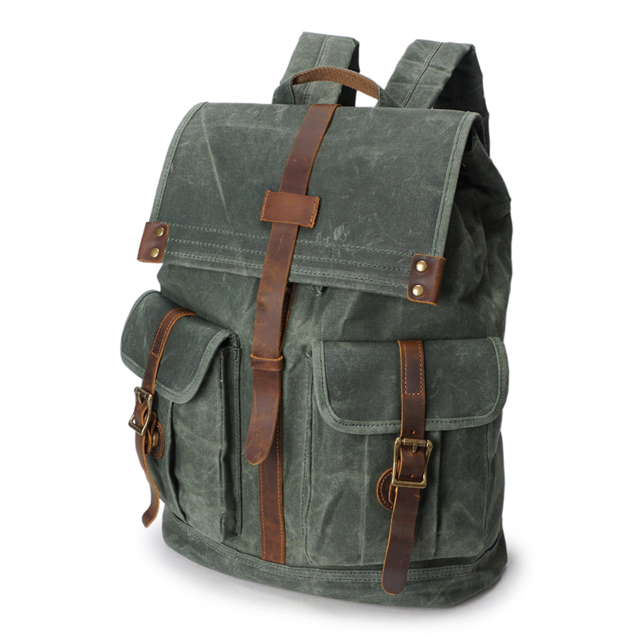 Vintage Canvas Backpack | CHARLOTTE