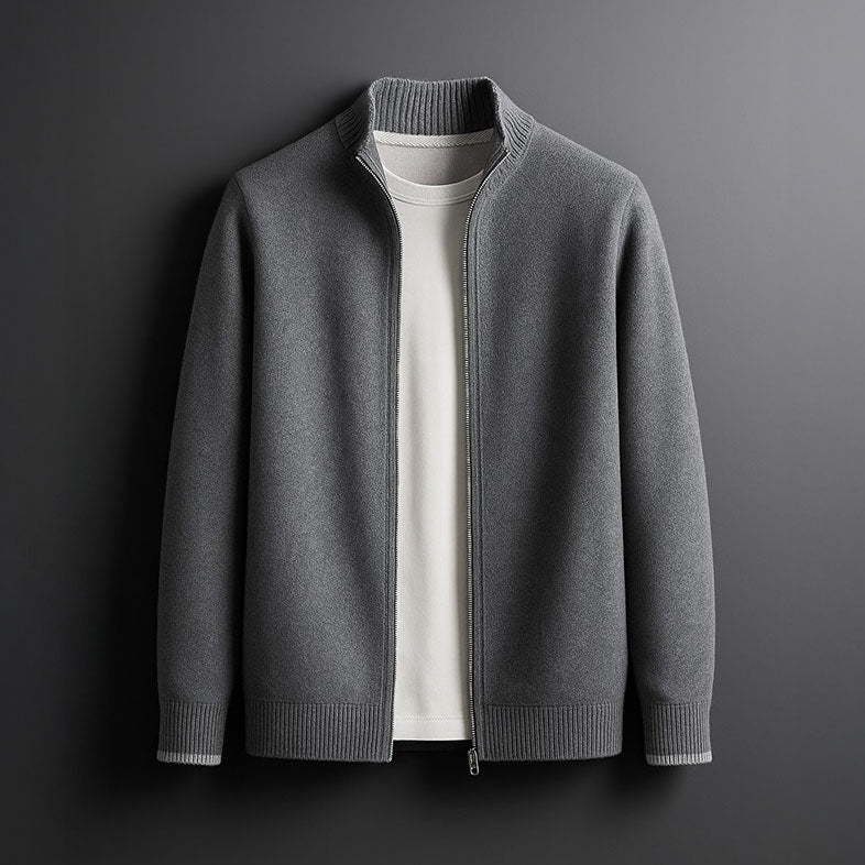 HARVEY™ | ELEGANT WOOL ZIP JACKET