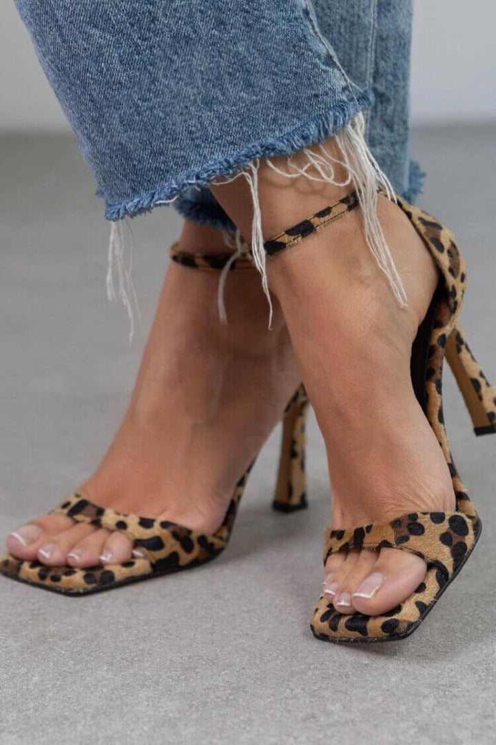 Giulia™ | High-Heeled Sandals with Animal Print