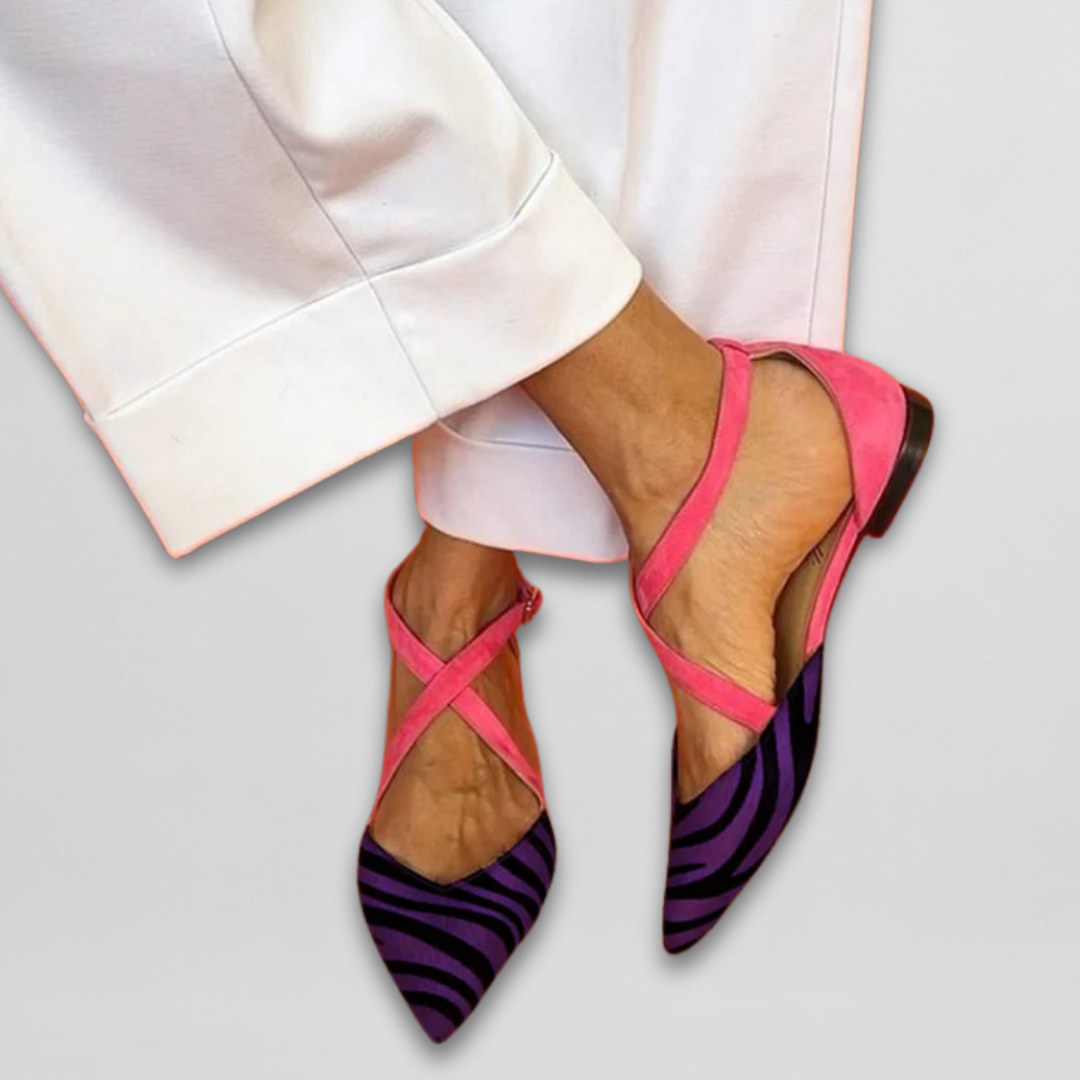 Judith | Sophisticated Strap Ballet Flats